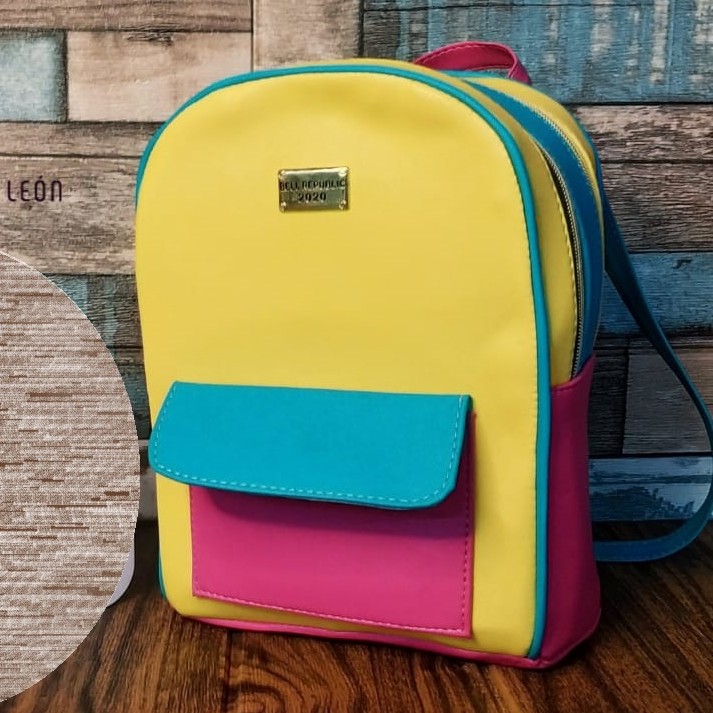 Yellow And Colors Backpack